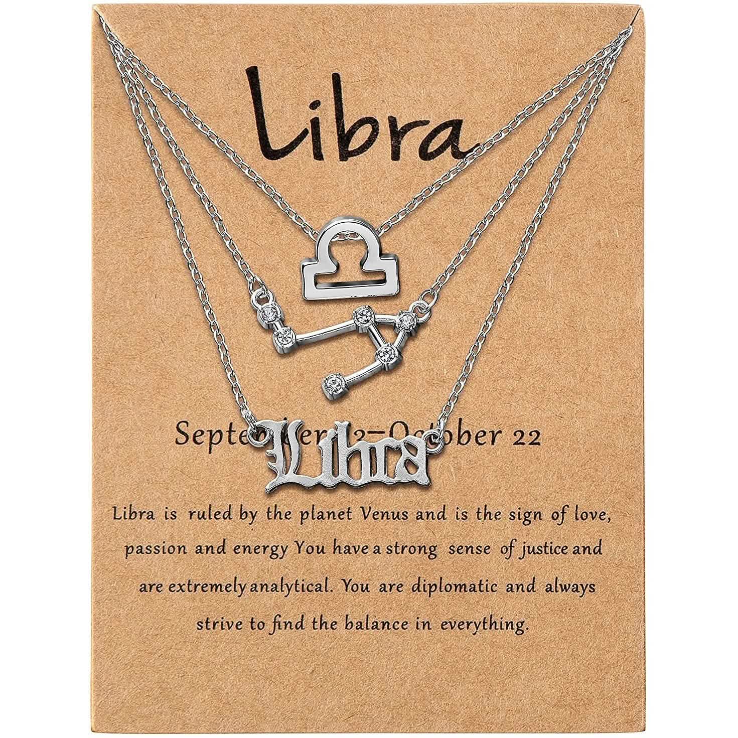 3-Piece: Constellation Zodiac Layer Necklaces DailySale