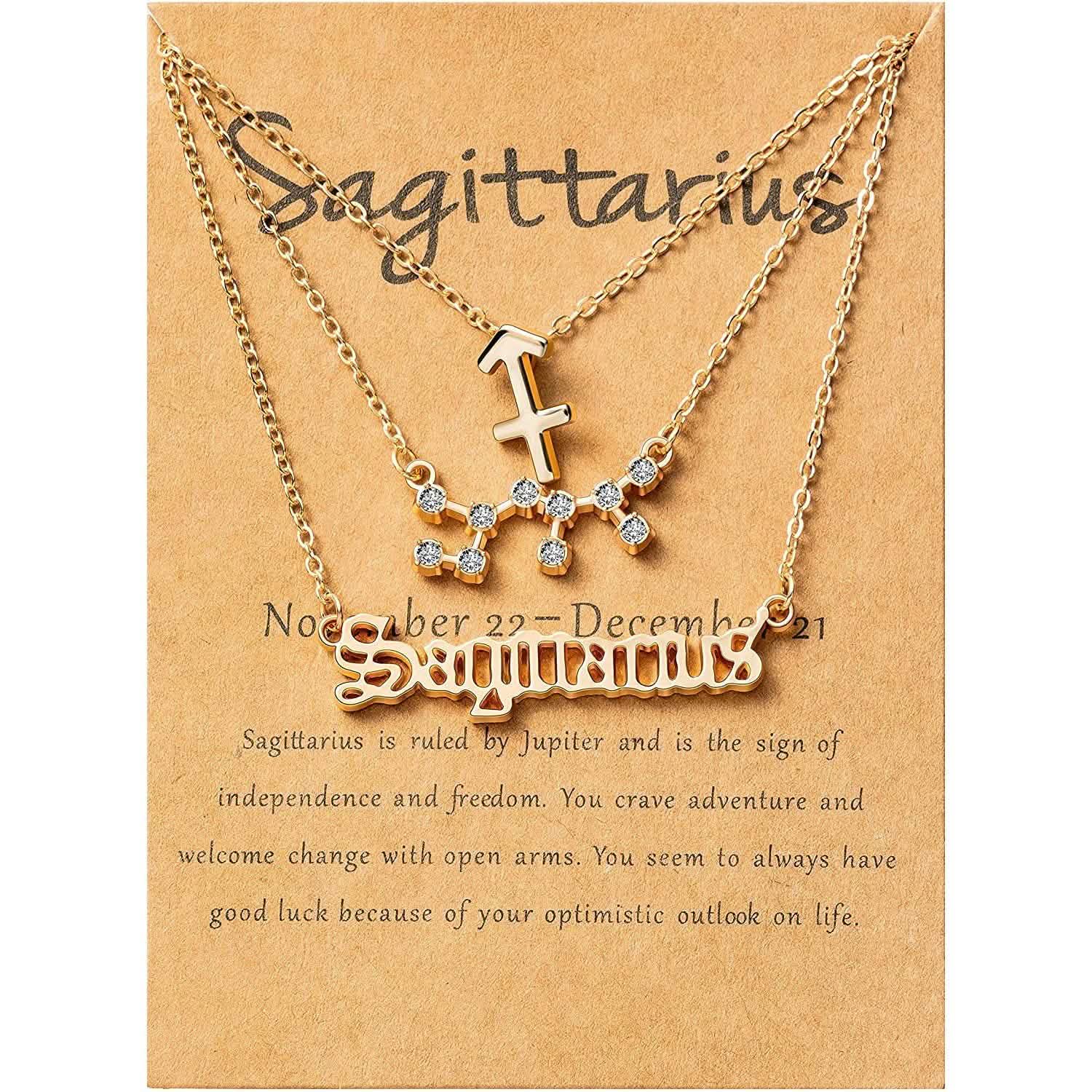 3-Piece: Constellation Zodiac Layer Necklaces DailySale