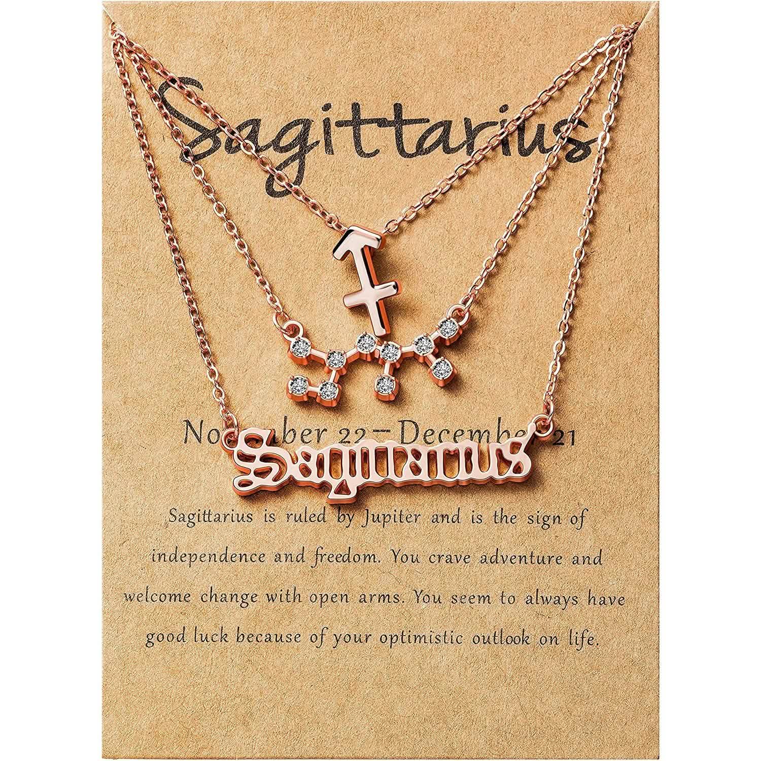 3-Piece: Constellation Zodiac Layer Necklaces DailySale