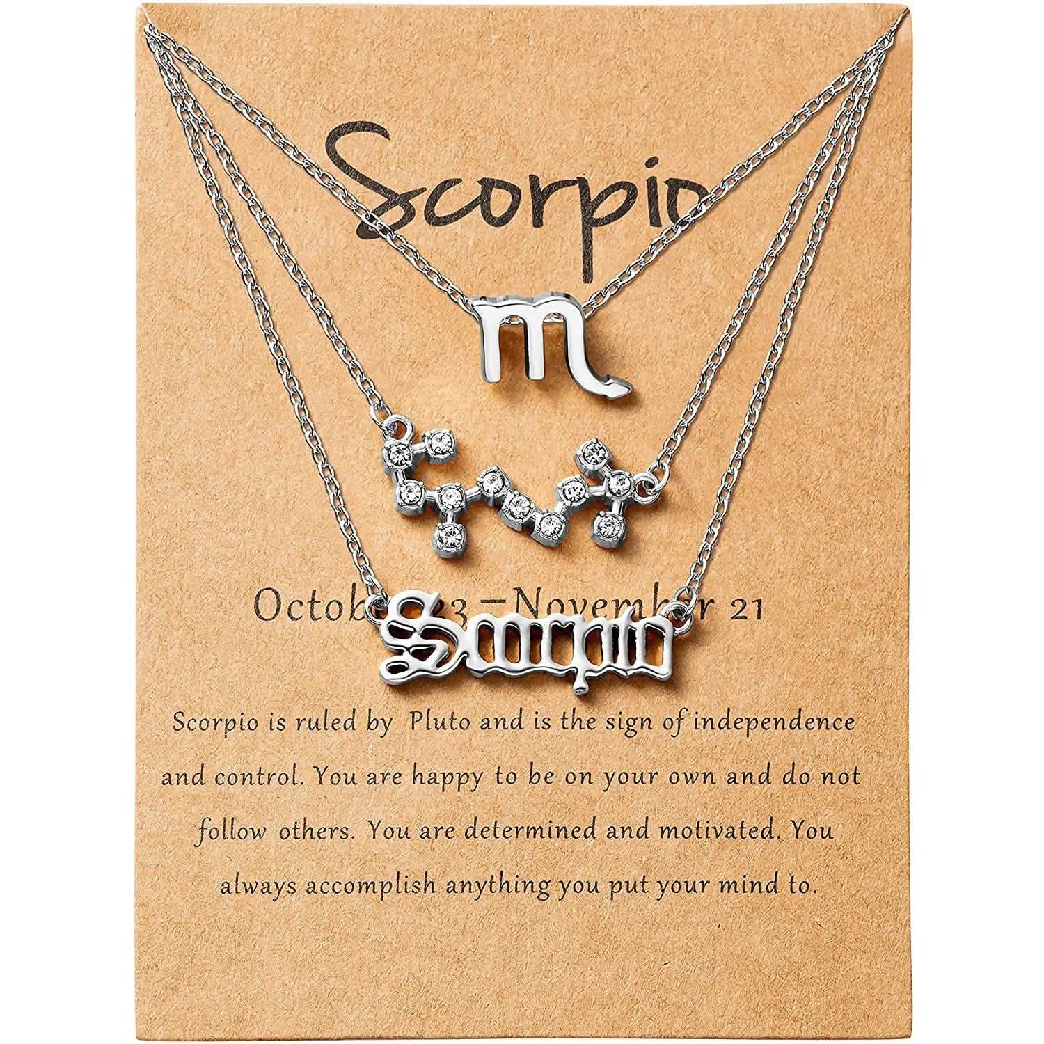 3-Piece: Constellation Zodiac Layer Necklaces DailySale