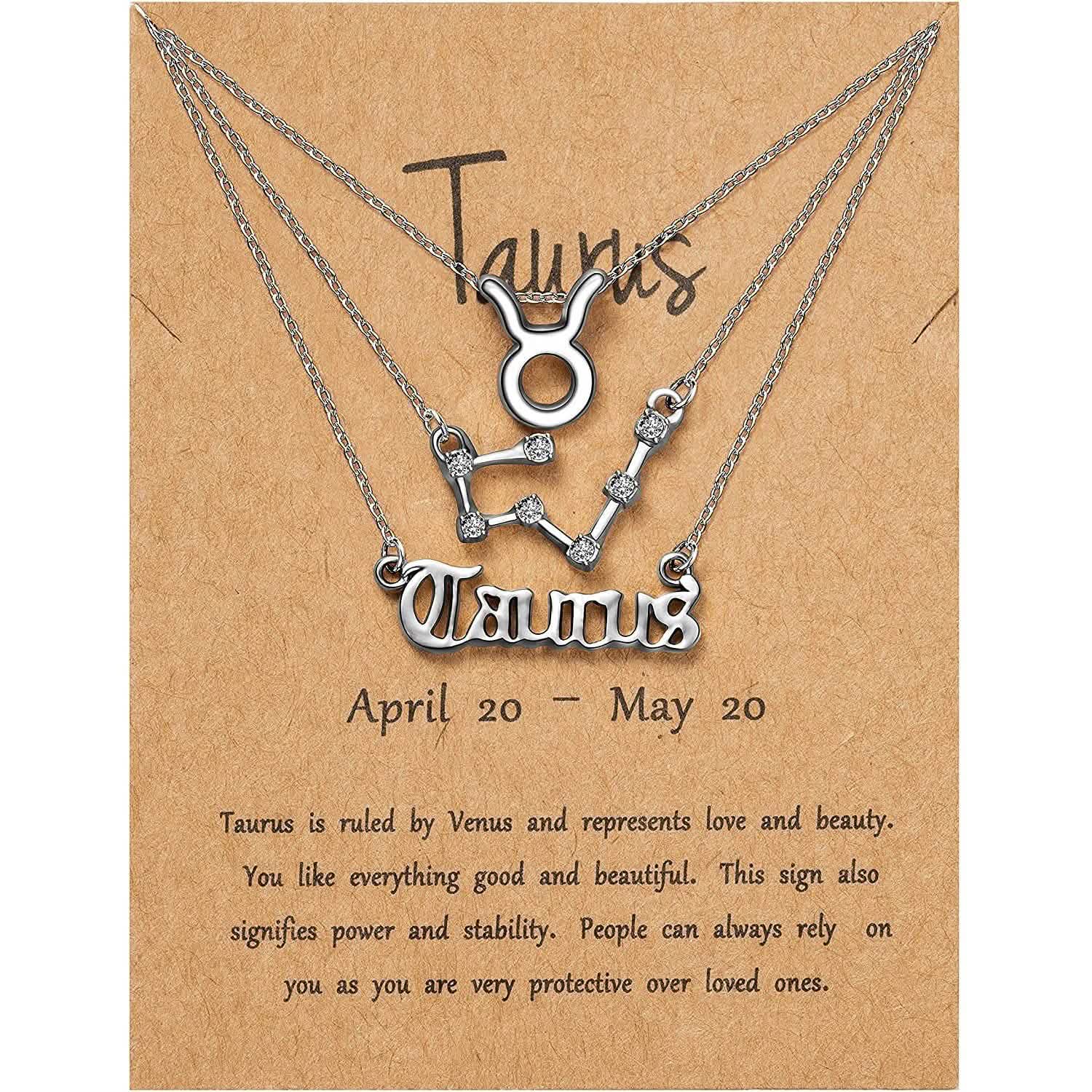 3-Piece: Constellation Zodiac Layer Necklaces DailySale