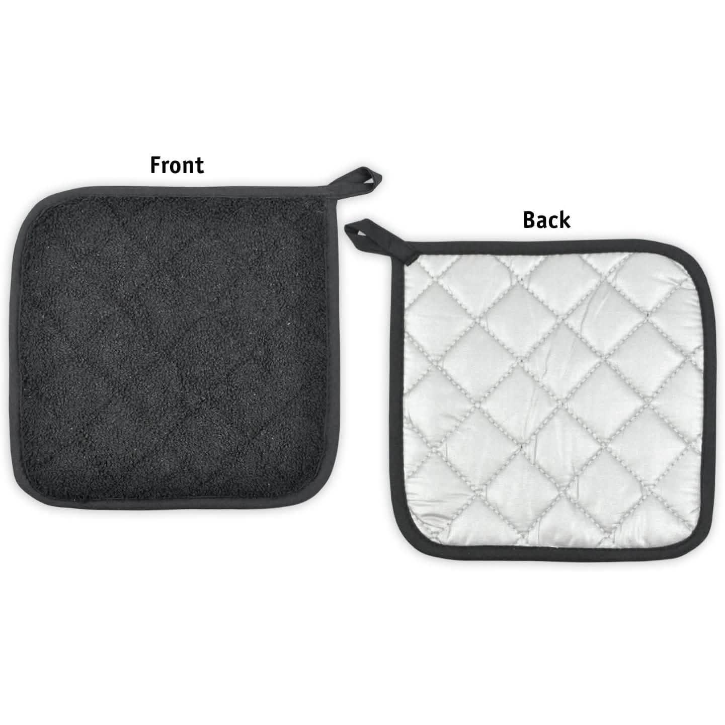 3-Piece: DII Basic Terry Collection Quilted 100% Cotton Potholder DailySale