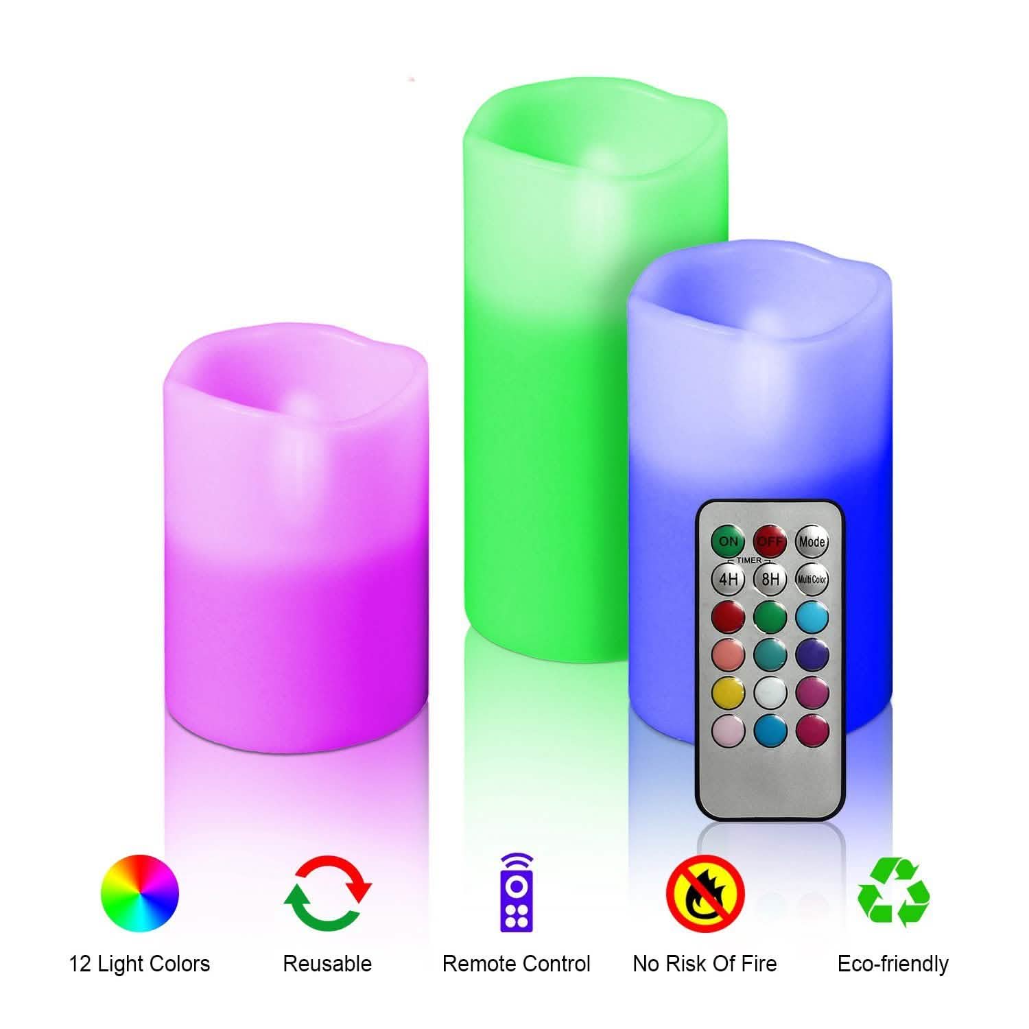 3-Piece: Flameless Votive Candles DailySale