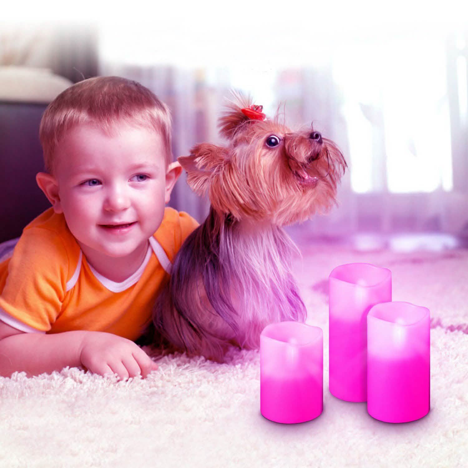 3-Piece: Flameless Votive Candles DailySale