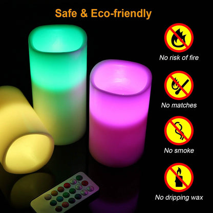 3-Piece: Flameless Votive Candles DailySale