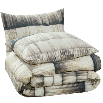 3-Piece: Global Stria Stripe Comforter Set DailySale