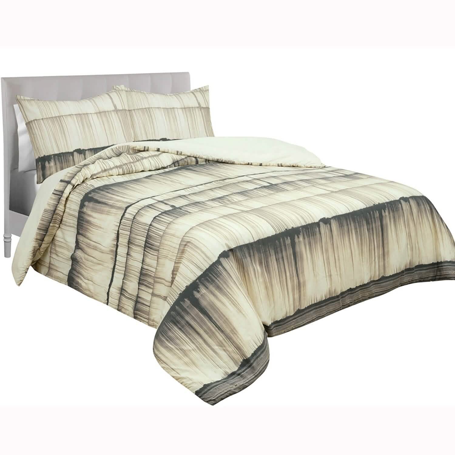 3-Piece: Global Stria Stripe Comforter Set DailySale