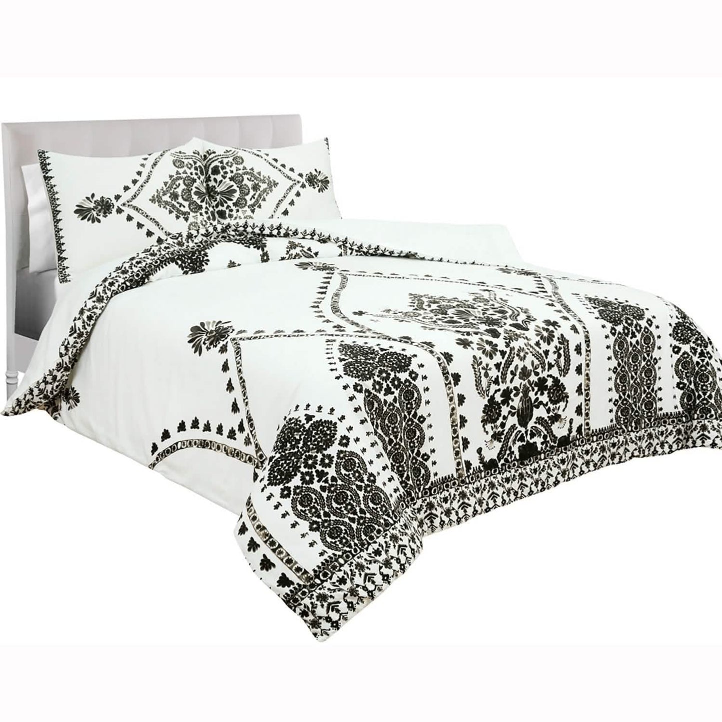 3-Piece: Global Varanasi Cotton Comforter Set DailySale