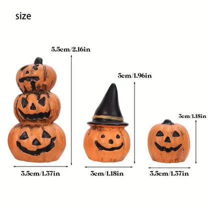 3-Piece: Halloween Pumpkin Decorations DailySale