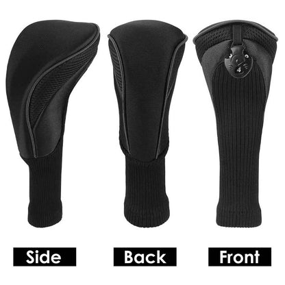 3-Piece: Long Neck Mesh Golf Club Head Cover DailySale
