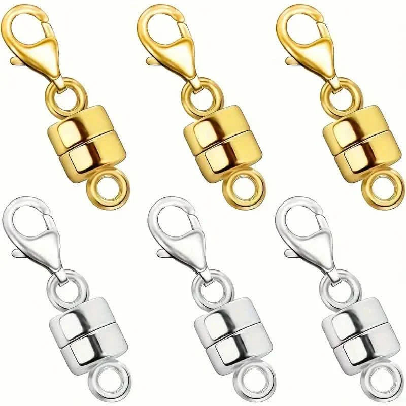 3-Piece: Magnetic Lobster Clasp Necklace Converter with Strong Magnetic Closure DailySale