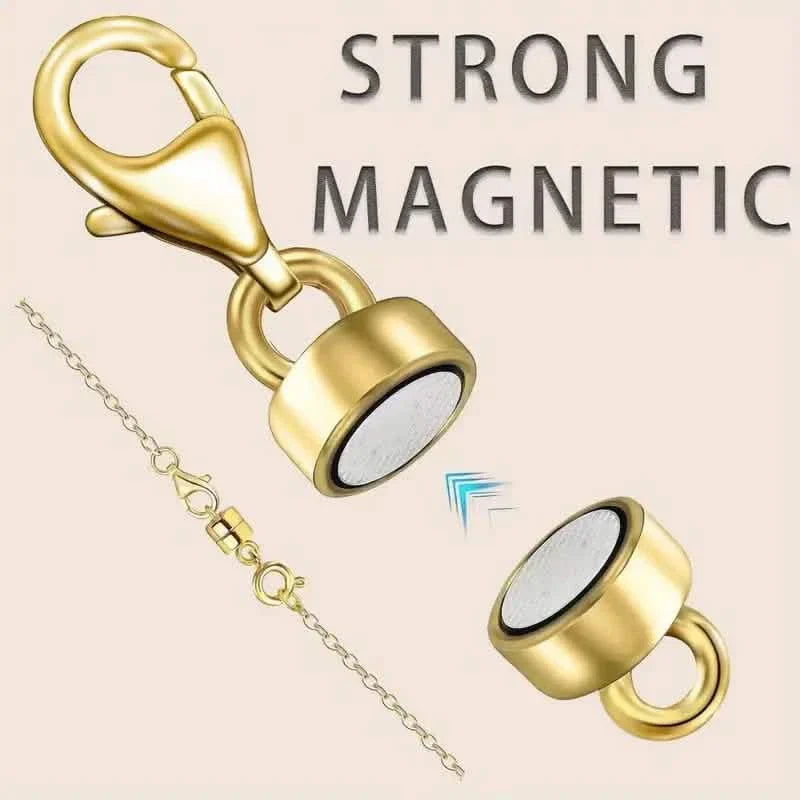3-Piece: Magnetic Lobster Clasp Necklace Converter with Strong Magnetic Closure DailySale