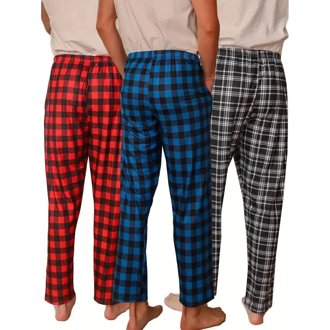 3-Piece: Mens Pajama Pants Loungewear Sleepwear DailySale