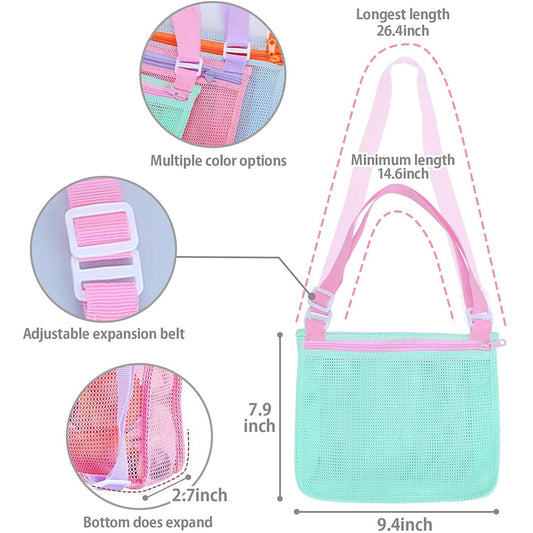 3-Piece: Mesh Toy Beach Bag DailySale