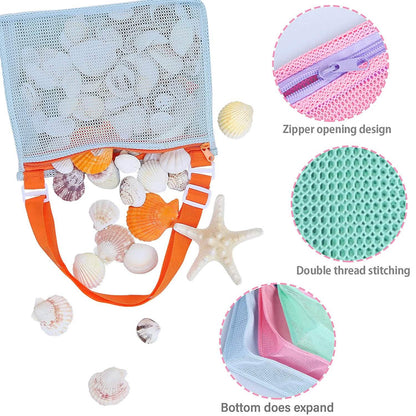 3-Piece: Mesh Toy Beach Bag DailySale