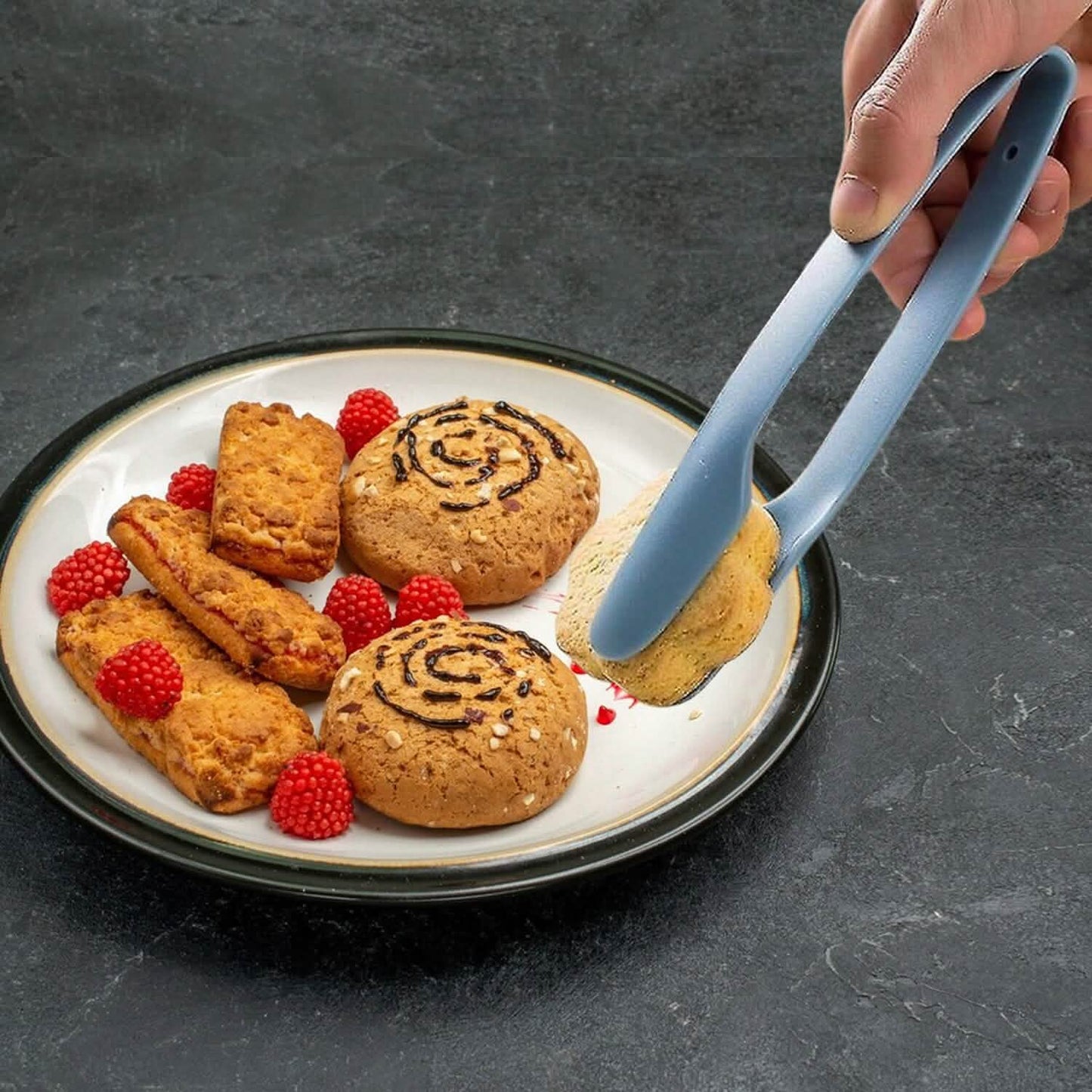 3-Piece: Non-Slip Multifunctional Food Tongs Clamps Cooking Kitchen Gadget DailySale