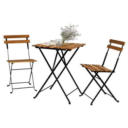3-Piece: Patio Dining Table Chairs Set DailySale