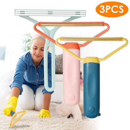 3-Piece: Portable Reusable Double Side Lint Remover DailySale