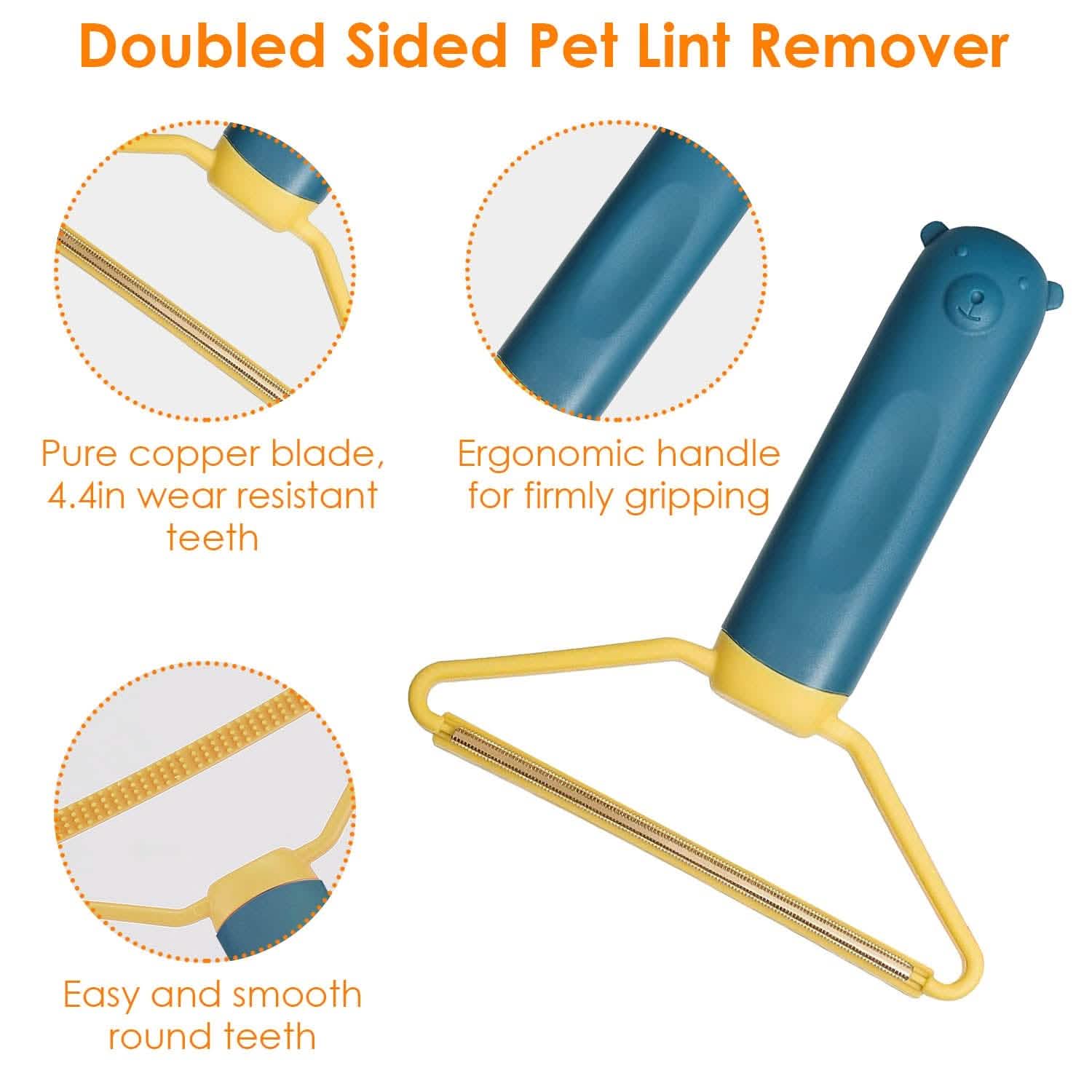 3-Piece: Portable Reusable Double Side Lint Remover DailySale