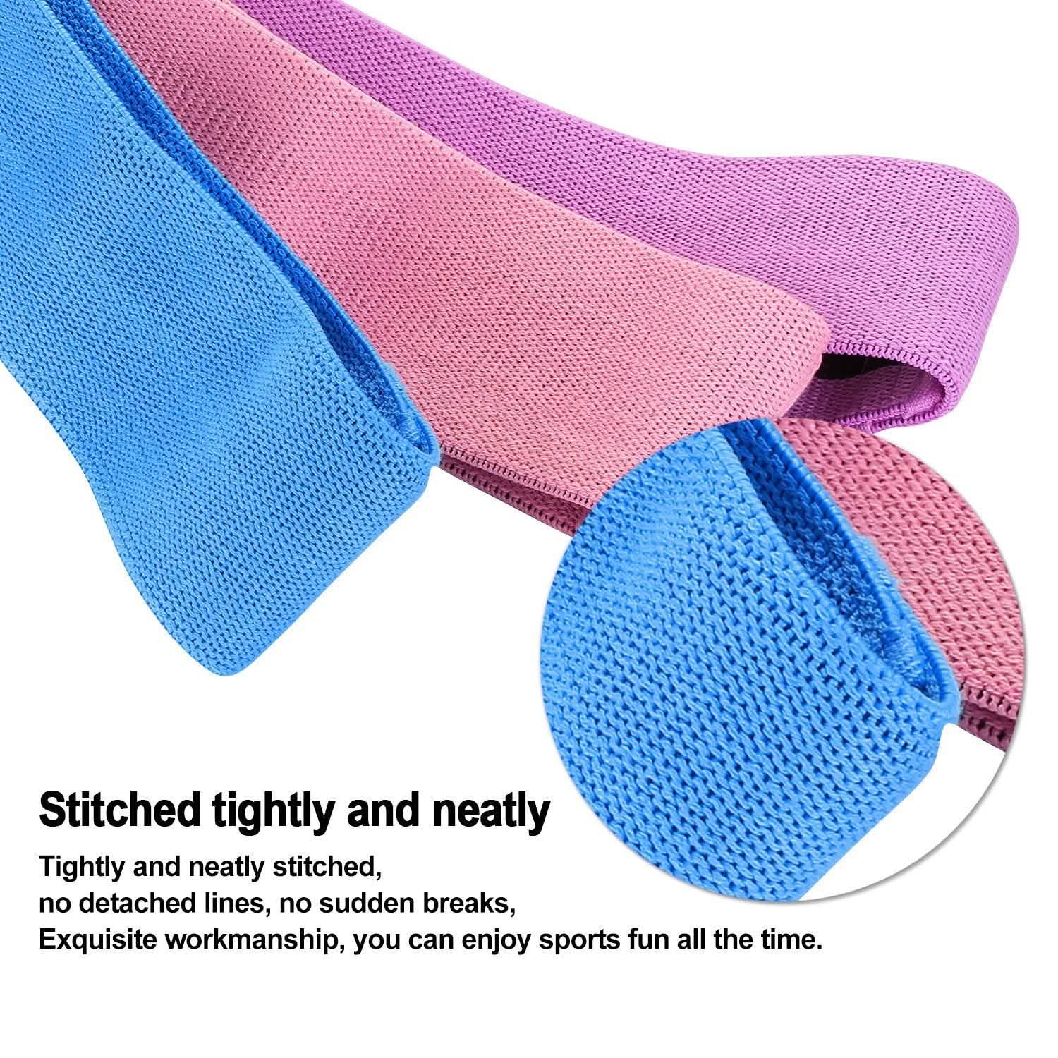 3-Piece: Resistance Loop Bands Hip Legs Training Set DailySale