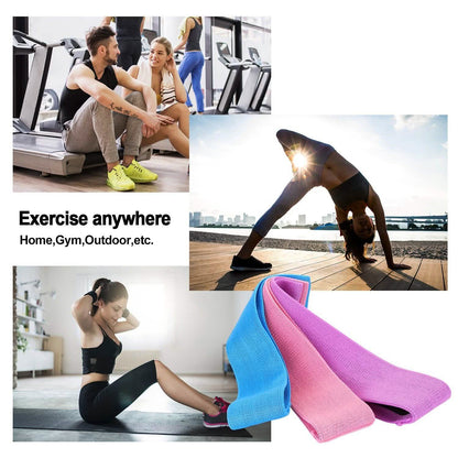 3-Piece: Resistance Loop Bands Hip Legs Training Set DailySale