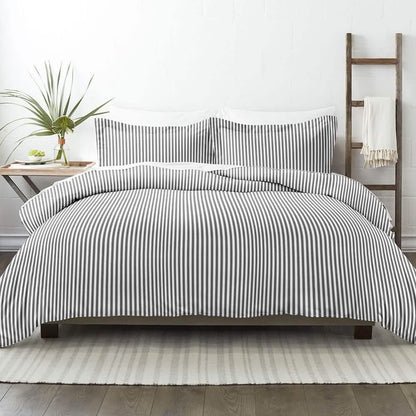 3-Piece: Ribbon Patterned Duvet Cover Set DailySale