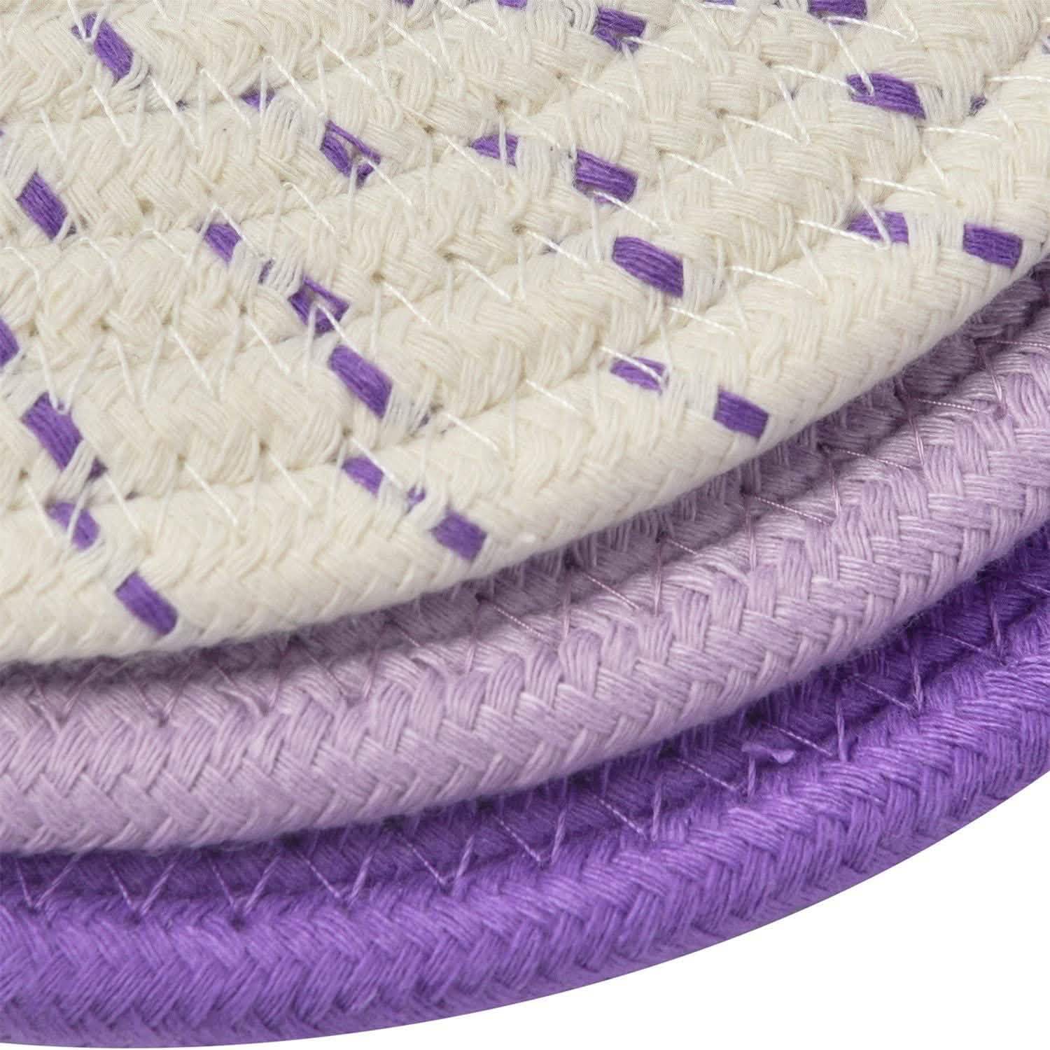 3-Piece Set: 100% Pure Cotton Thread Weave Hot Pot Holders DailySale