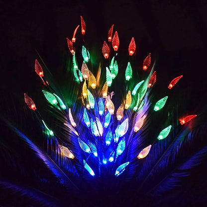 3-Piece Set: 60 LED Solar Garden Lights Tree Branch Leaf Shape Lamp DailySale