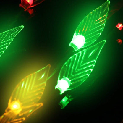 3-Piece Set: 60 LED Solar Garden Lights Tree Branch Leaf Shape Lamp DailySale