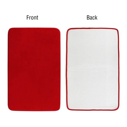 3-Piece Set: Bathroom Rug Set Plush Velvet Bath Carpet DailySale