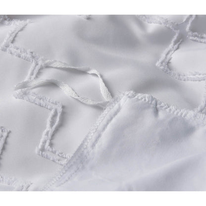3-Piece Set: Bibb Home Tufted Clipped Duvet Cover DailySale