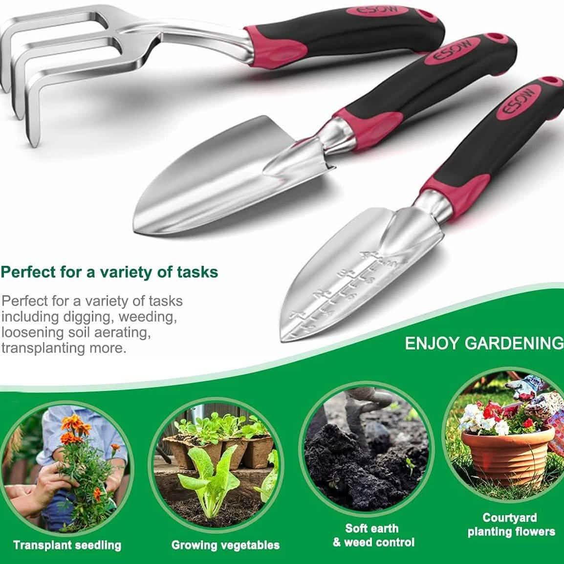 3-Piece Set: Cast-Aluminum Heavy Duty Gardening Kit DailySale