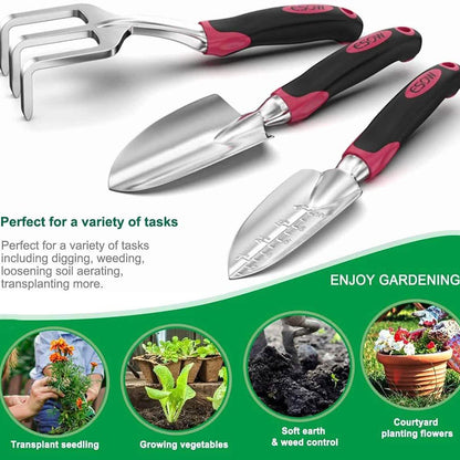 3-Piece Set: Cast-Aluminum Heavy Duty Gardening Kit DailySale