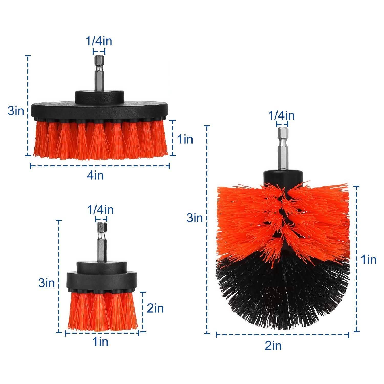 3-Piece Set: Drill Brush Power Scrubber DailySale