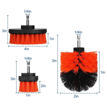 3-Piece Set: Drill Brush Power Scrubber DailySale