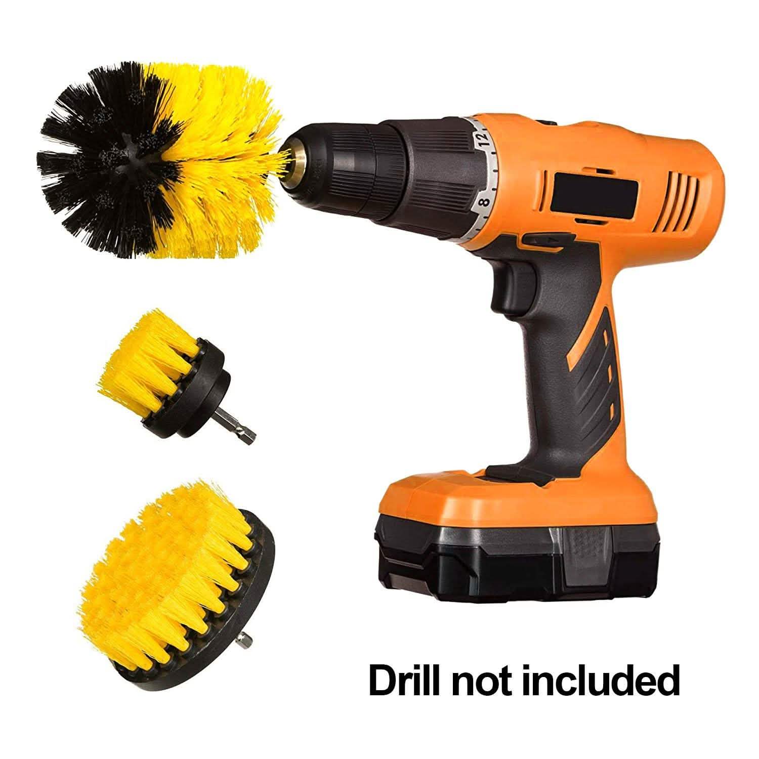 3-Piece Set: Drill Brush Power Scrubber DailySale