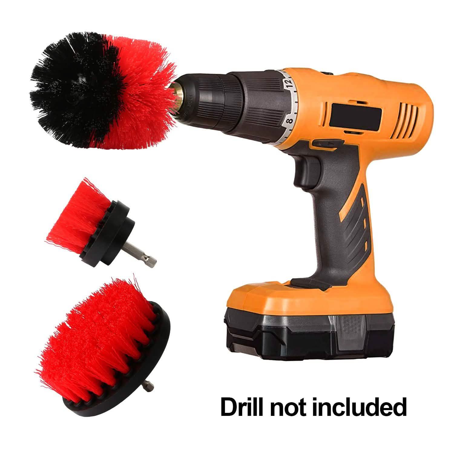 3-Piece Set: Drill Brush Power Scrubber DailySale