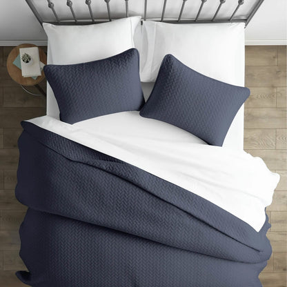 3-Piece Set: Herring Quilted Coverlet DailySale