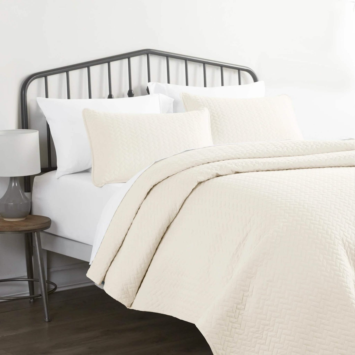 3-Piece Set: Herring Quilted Coverlet DailySale