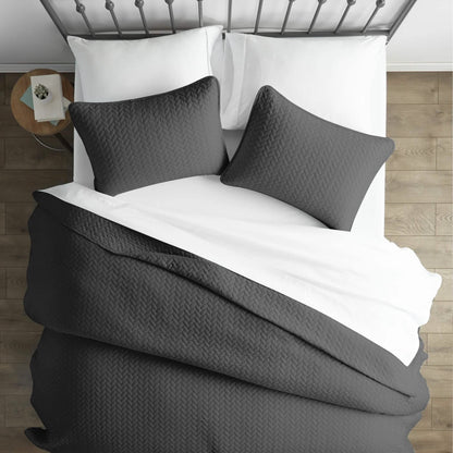 3-Piece Set: Herring Quilted Coverlet DailySale