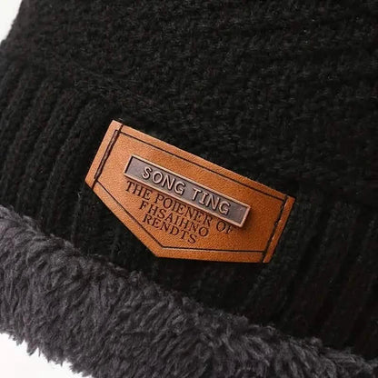 3-Piece Set: Infinity Scarf Autumn Winter, Thickened Warm Knit Beanie and Touchscreen Gloves Neck Gaiter DailySale