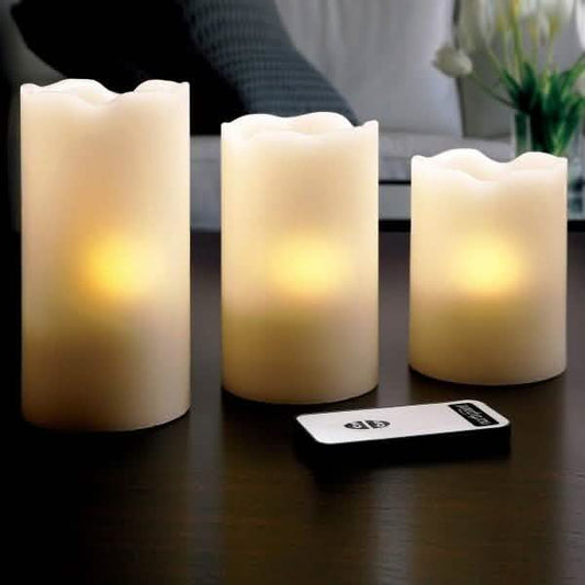 3-Piece Set: LED Flicker Candles DailySale