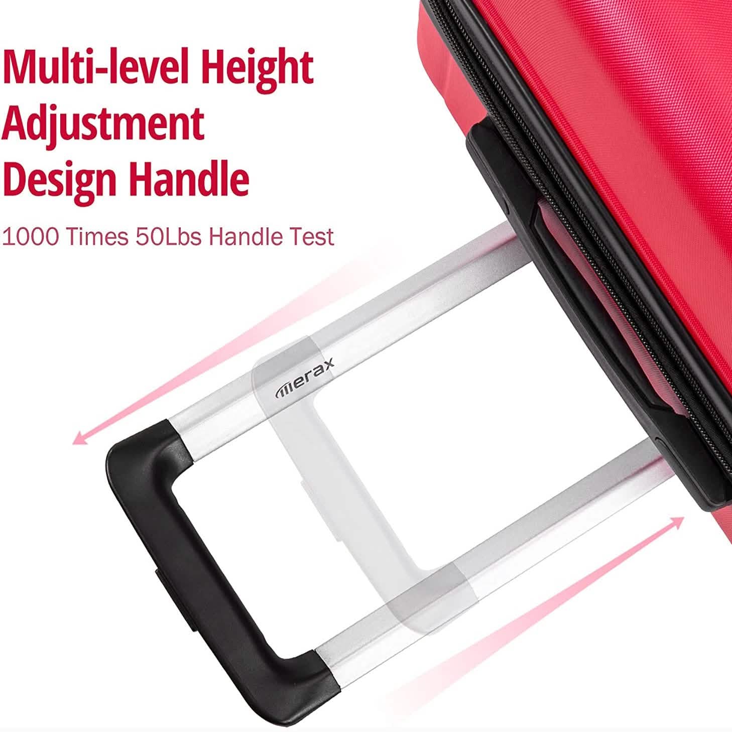 3-Piece Set: Lightweight Hard Luggage with Swivel Wheels and TSA Lock DailySale