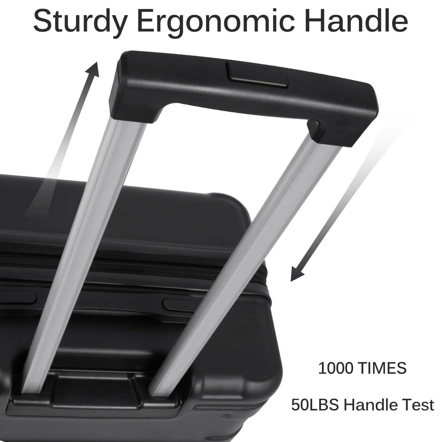 3-Piece Set: Luggage Set Hardside Spinner Suitcase With TSA Lock DailySale