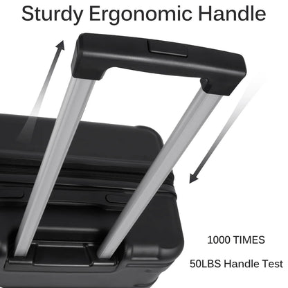 3-Piece Set: Luggage Set Hardside Spinner Suitcase With TSA Lock DailySale