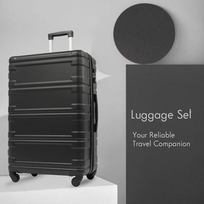 3-Piece Set: Luggage Set Hardside Spinner Suitcase With TSA Lock DailySale