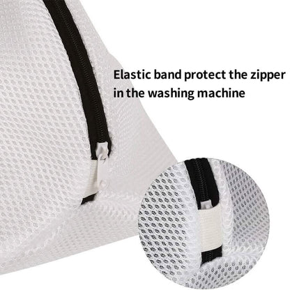 3-Piece Set: Mesh Shoe Laundry Bags with Zip Closure DailySale