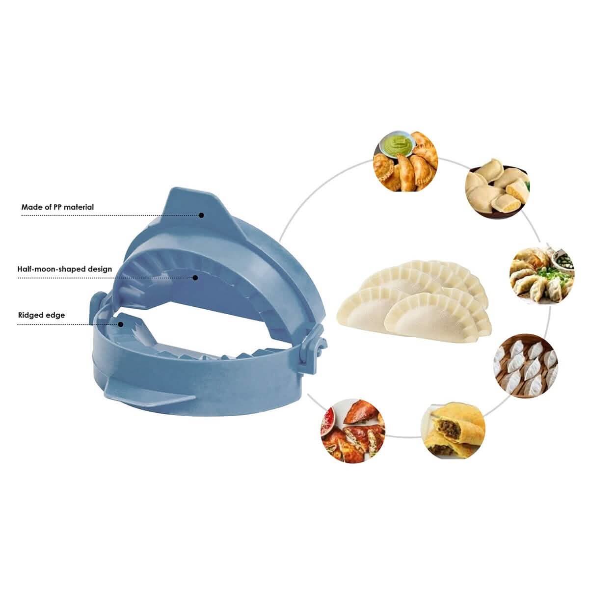 3-Piece Set: Perfect Dumpling Ravioli Empanadas Pie Pastry Maker Mold Dough Press DailySale