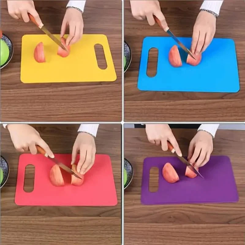 3-Piece Set: Plastic Cutting Board Foods Classification Boards DailySale