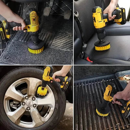 3-Piece Set: Power Scrubber Wash Cleaning Brushes Tool Kit DailySale